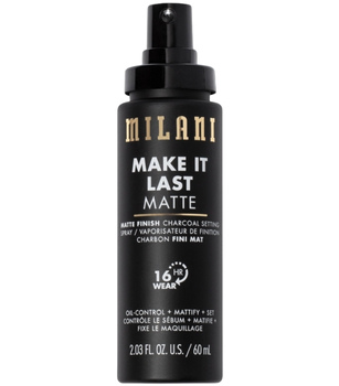 Milani Make It Last Matte Charcoal Setting Spray - Best Drugstore Face Mist For Oily Skin