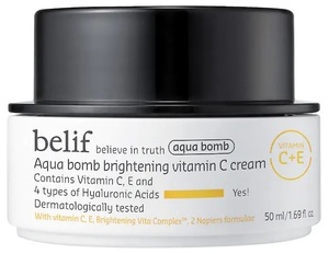 Belif Aqua Bomb Brightening Vitamin C Cream - Best Winter Moisturizer For Mature Skin