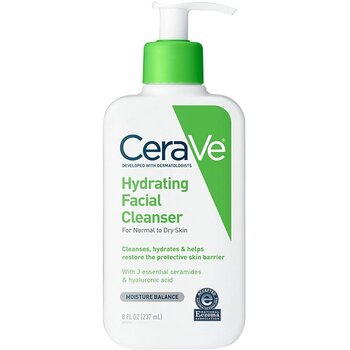 CeraVe Hydrating Facial Cleanser - cleanser to use with retinol