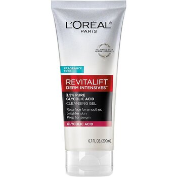 L'Oreal Revitalift Derm Intensives 3.5% Glycolic Acid Cleansing Gel - Best Drugstore Glycolic Acid Cleanser