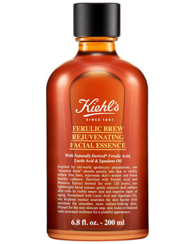 Kiehl's Ferulic Brew Facial Treatment Essence with Lactic Acid - best ferulic acid serum for brightening skin