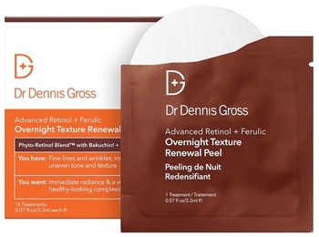 Dr. Dennis Gross Ferulic + Retinol Wrinkle Recovery Peel - Best Retinol Pads