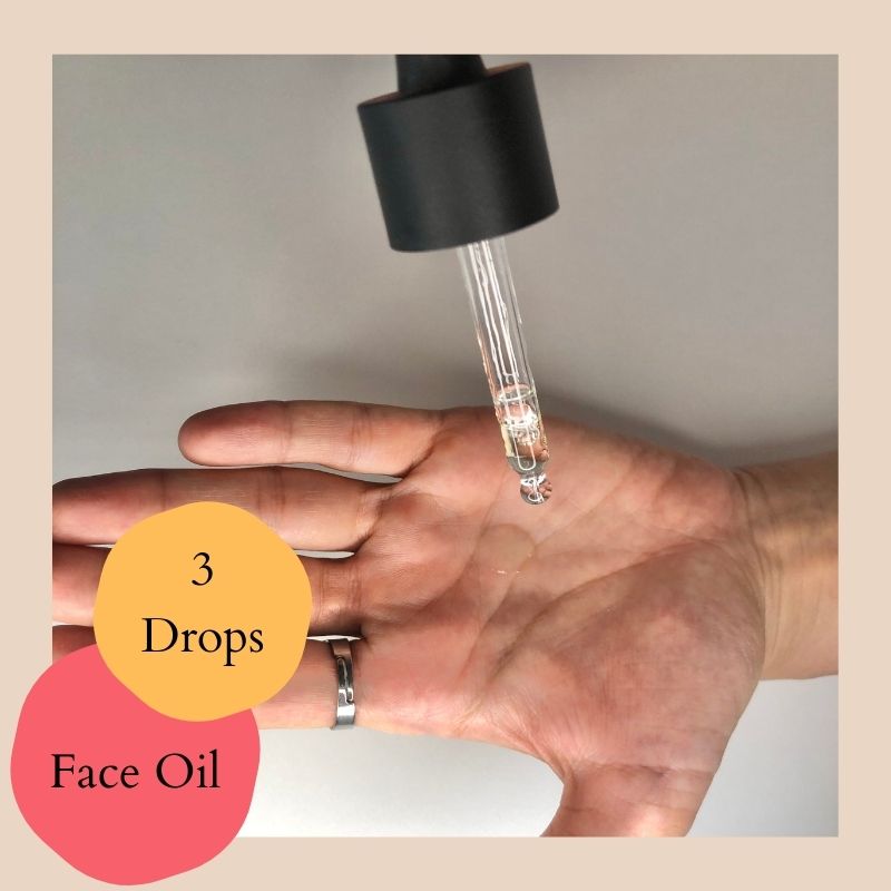 How much face oil to use - how much skincare product to use