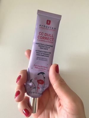 Erborian CC Dull Correct - How To Stop Foundation From Creasing Smile Lines