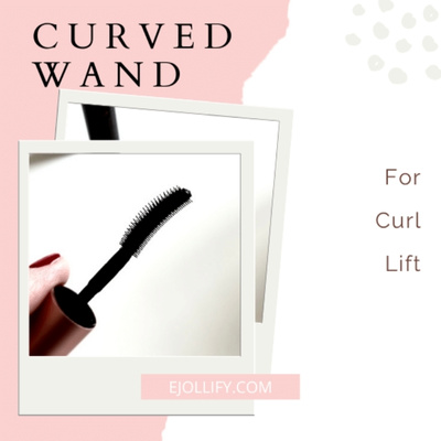 Types of Mascara Wands - Curved Wand