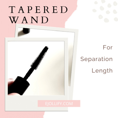 Types of Mascara Wands - Tapered Wand