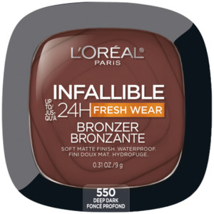 L'Oreal Paris Infallible Up to 24H Fresh Wear Soft Matte Bronzer - Best Drugstore Matte Bronzer