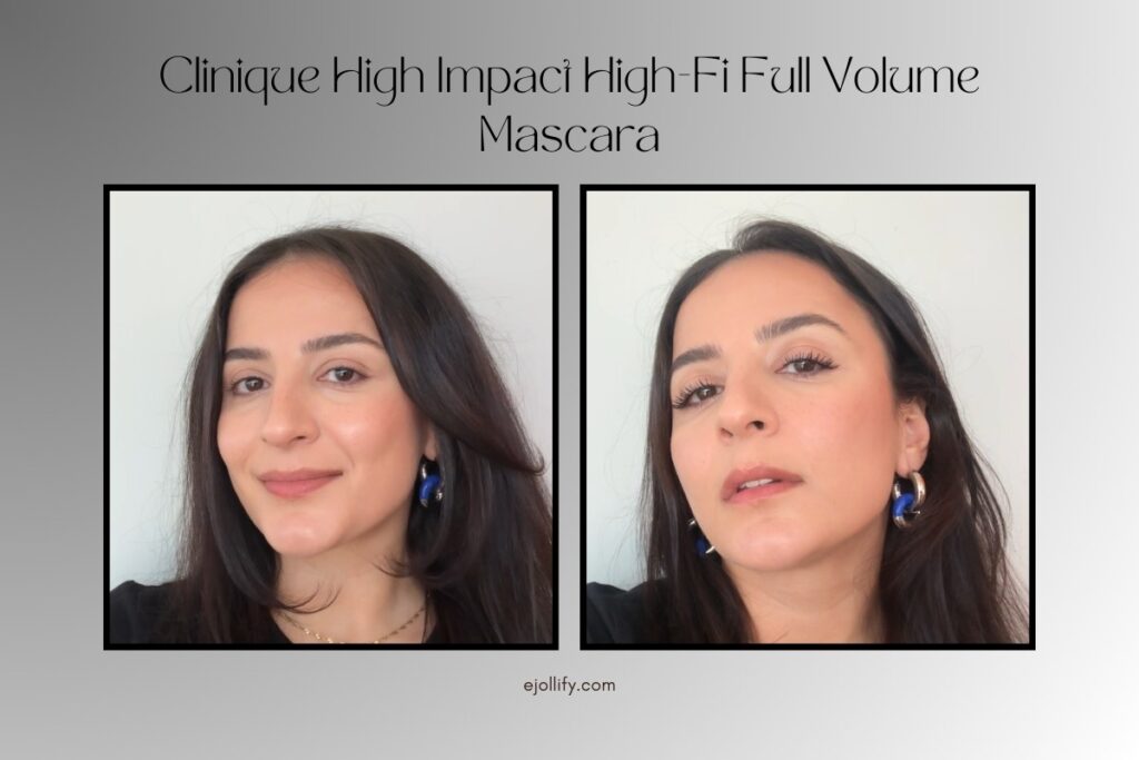 Clinique High Impact Hi-Fi Full Volume Mascara Review - Before After Image