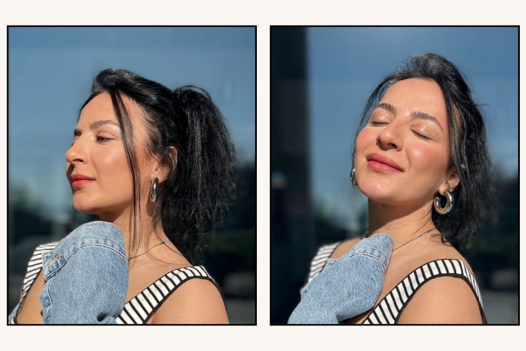 No-Mascara Makeup Before - After