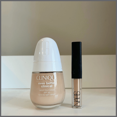 Non-comedogenic makeup products including foundation and concealer